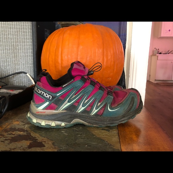 Salomon Shoes - Salomon Purple sneakers/trail runners